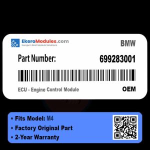 699283001 ECU - Engine Control Module | BMW M4 | Genuine OEM Part