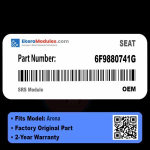 6F9880741G SRS Module | SEAT Arona | Genuine OEM Part