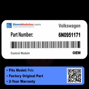 6N0951171 Control Module | Volkswagen Polo | Genuine OEM Part