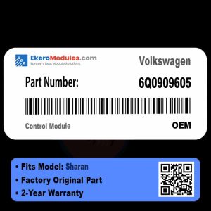 6Q0909605 Control Module | Volkswagen Sharan | Genuine OEM Part