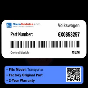 6X0853257 Control Module | Volkswagen Transporter | Genuine OEM Part