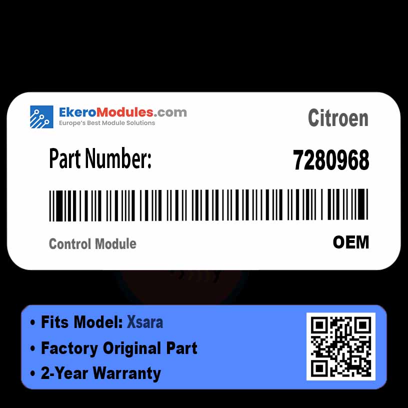 7280968 Control Module | Citroen Xsara | Genuine OEM Part