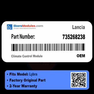 735268238 Climate Control Module | Lancia Lybra | Genuine OEM Part