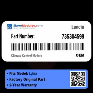 735304599 Climate Control Module | Lancia Lybra | Genuine OEM Part