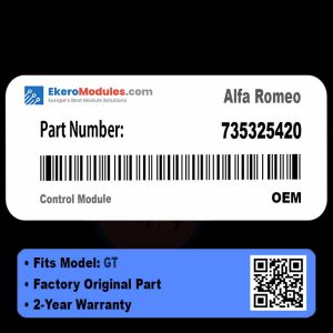 735325420 Control Module | Alfa Romeo GT | Genuine OEM Part