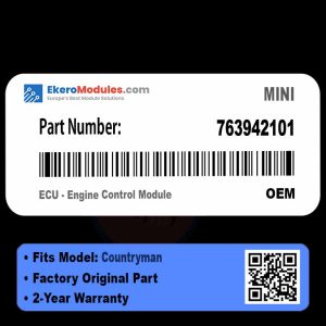 763942101 ECU - Engine Control Module | MINI Countryman | Genuine OEM Part