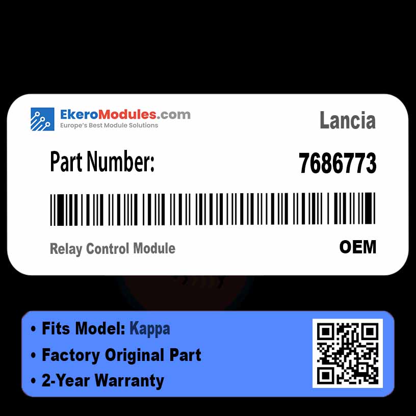 7686773 Relay Control Module | Lancia Kappa | Genuine OEM Part