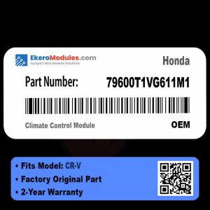 79600T1VG611M1 Climate Control Module | Honda CR-V | Genuine OEM Part