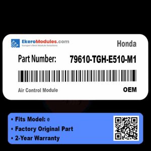 79610-TGH-E510-M1 Air Control Module | Honda e | Genuine OEM Part