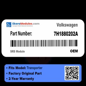 7H1880202A SRS Module | Volkswagen Transporter | Genuine OEM Part