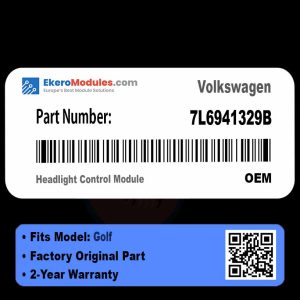 7L6941329B Headlight Control Module | Volkswagen Golf | Genuine OEM Part