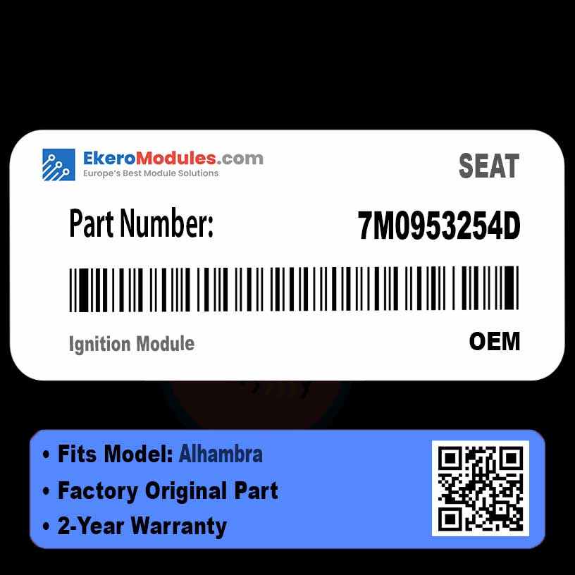 7M0953254D Ignition Module | SEAT Alhambra | Genuine OEM Part
