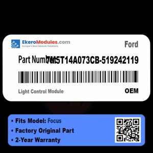 7M5T14A073CB-519242119 Light Control Module | Ford Focus | Genuine OEM Part