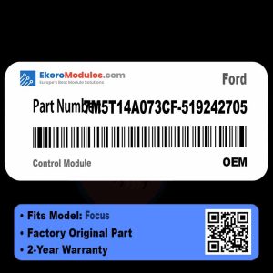 7M5T14A073CF-519242705 Control Module | Ford Focus | Genuine OEM Part