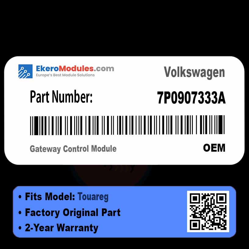 7P0907333A Gateway Control Module | Volkswagen Touareg | Genuine OEM Part