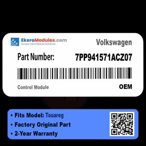 7PP941571ACZ07 Control Module | Volkswagen Touareg | Genuine OEM Part