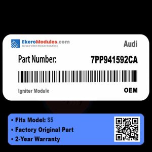 7PP941592CA Igniter Module | Audi S5 | Genuine OEM Part