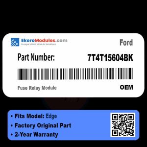 7T4T15604BK Fuse Relay Module | Ford Edge | Genuine OEM Part