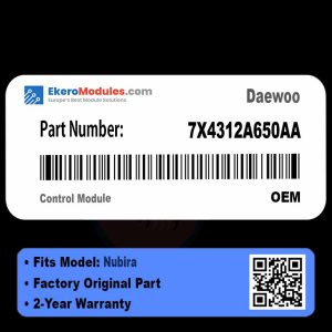 7X4312A650AA Control Module | Daewoo Nubira | Genuine OEM Part