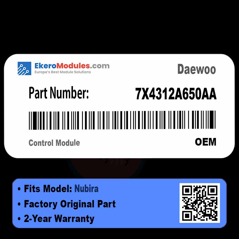 7X4312A650AA Control Module | Daewoo Nubira | Genuine OEM Part