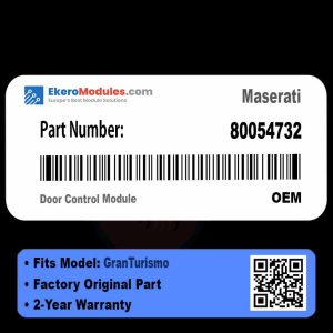80054732 Door Control Module | Maserati GranTurismo | Genuine OEM Part