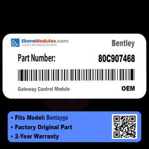 80C907468 Gateway Control Module | Bentley Bentayga | Genuine OEM Part