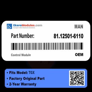81.12501-6110 Control Module | MAN TGX | Genuine OEM Part