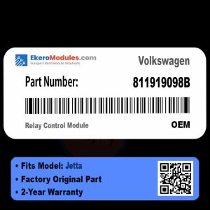 811919098B Relay Control Module | Volkswagen Jetta | Genuine OEM Part