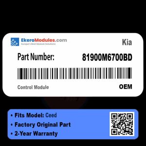 81900M6700BD Control Module | Kia Ceed | Genuine OEM Part