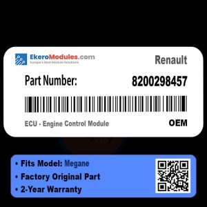 8200298457 ECU - Engine Control Module | Renault Megane | Genuine OEM Part