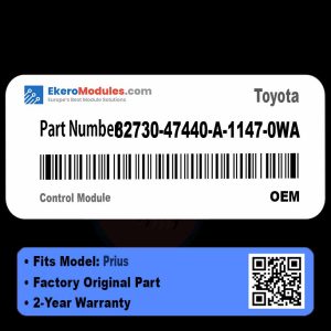 82730-47440-A-1147-0WA Control Module | Toyota Prius | Genuine OEM Part