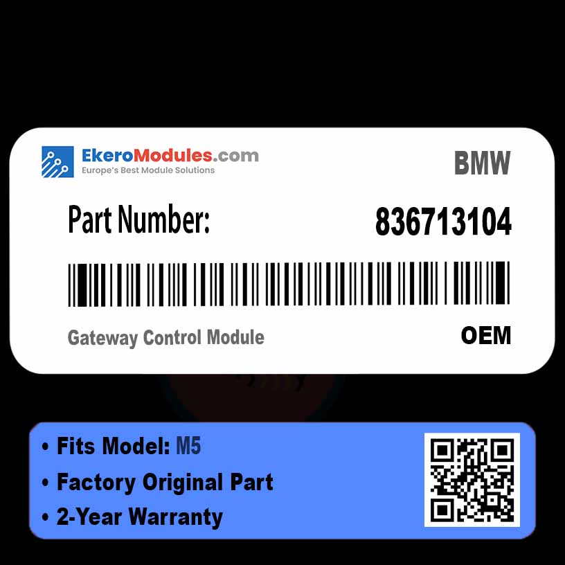 836713104 Gateway Control Module | BMW M5 | Genuine OEM Part
