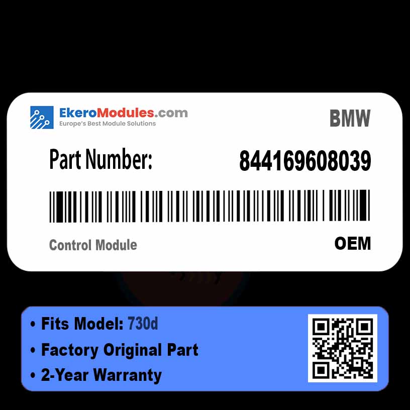 844169608039 Control Module | BMW 730d | Genuine OEM Part
