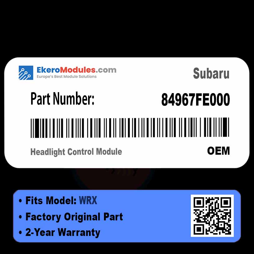 84967FE000 Headlight Control Module | Subaru WRX | Genuine OEM Part