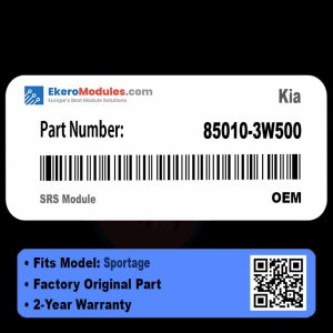 85010-3W500 SRS Module | Kia Sportage | Genuine OEM Part