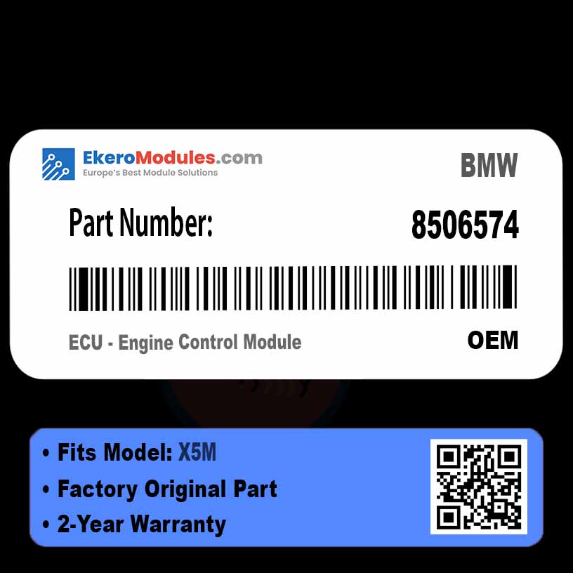 8506574 ECU - Engine Control Module | BMW X5M | Genuine OEM Part