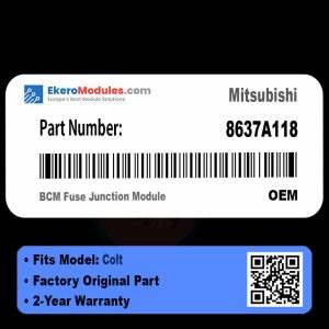 8637A118 BCM Fuse Junction Module | Mitsubishi Colt | Genuine OEM Part