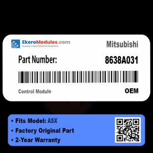 8638A031 Control Module | Mitsubishi ASX | Genuine OEM Part