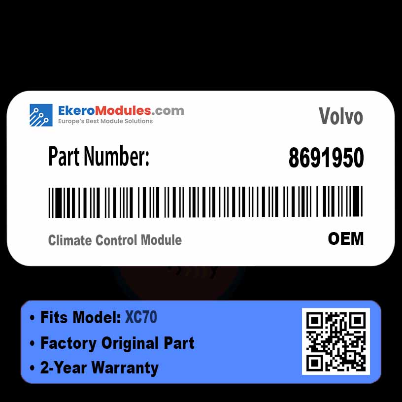 8691950 Climate Control Module | Volvo XC70 | Genuine OEM Part