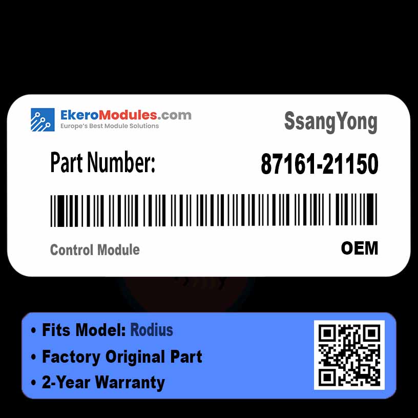 87161-21150 Control Module | SsangYong Rodius | Genuine OEM Part