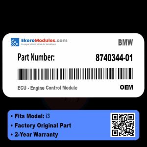 8740344-01 ECU - Engine Control Module | BMW i3 | Genuine OEM Part