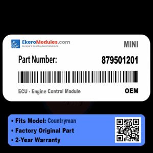 879501201 ECU - Engine Control Module | MINI Countryman | Genuine OEM Part