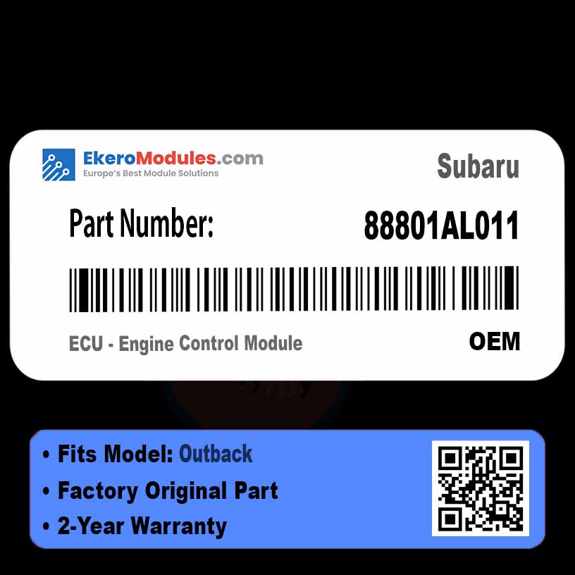 88801AL011 ECU - Engine Control Module | Subaru Outback | Genuine OEM Part