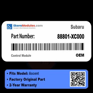 88801-XC000 Control Module | Subaru Ascent | Genuine OEM Part