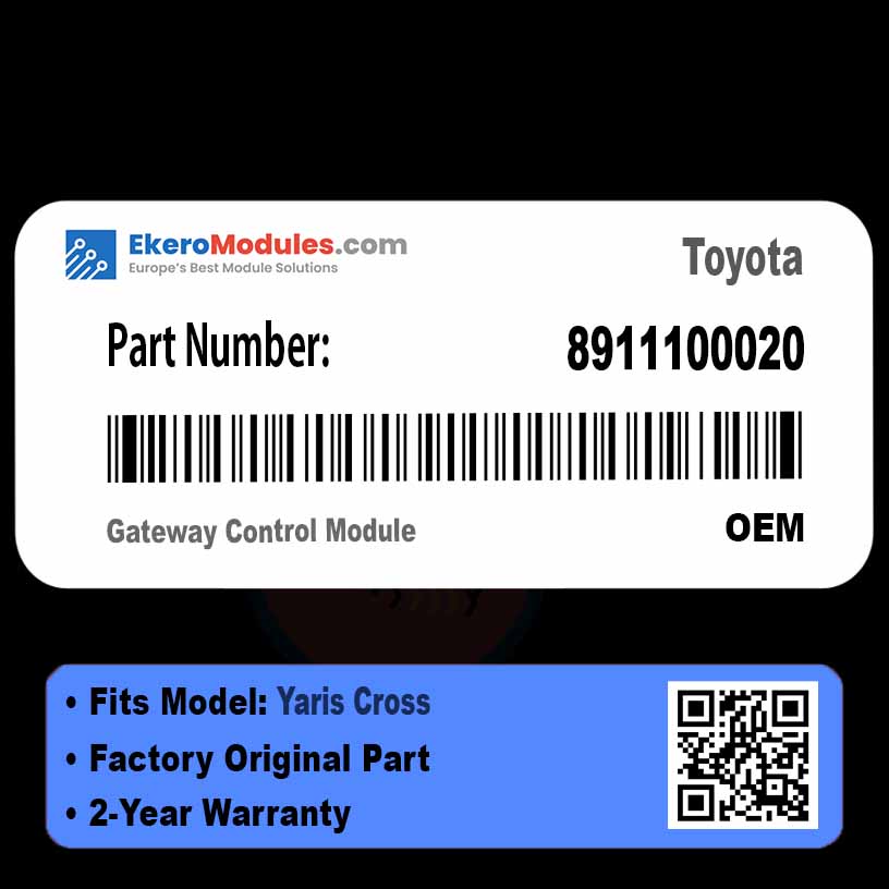8911100020 Gateway Control Module | Toyota Yaris Cross | Genuine OEM Part