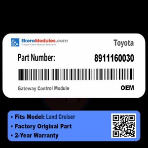 8911160030 Gateway Control Module | Toyota Land Cruiser | Genuine OEM Part