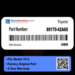 89170-42A60 SRS Module | Toyota RAV4 | Genuine OEM Part