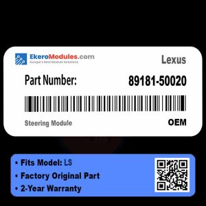 89181-50020 Steering Module | Lexus LS | Genuine OEM Part