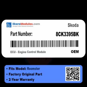 8CK3395BK ECU - Engine Control Module | Skoda Roomster | Genuine OEM Part
