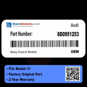 8D0951253 Relay Control Module | Audi 90 | Genuine OEM Part